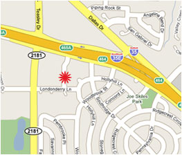 Map to Raymond A. Williams P.C. Office